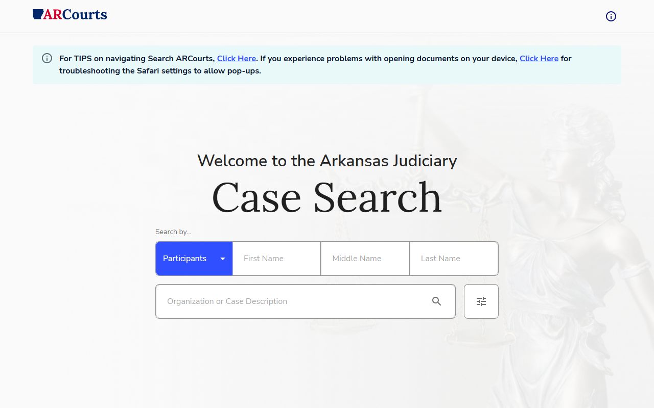 Lincoln County court records after jail arrest Search ARCourts portal